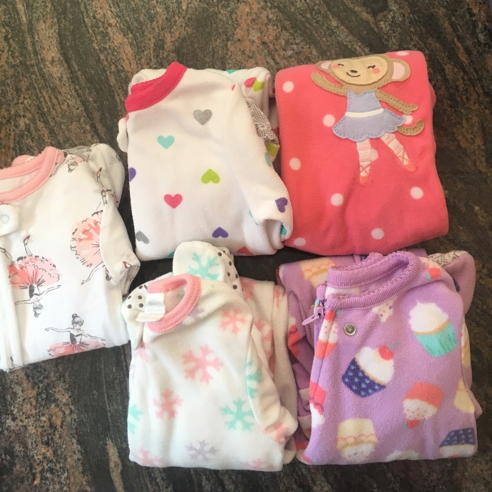 12 month footed pajamas